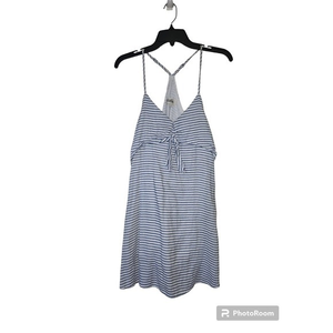 Listicle Blue White Striped Mini Dress Womens Size‎ S